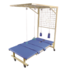 Rehabilitation traction net with bed