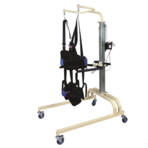 Medical electric gait training rehabilitation frame