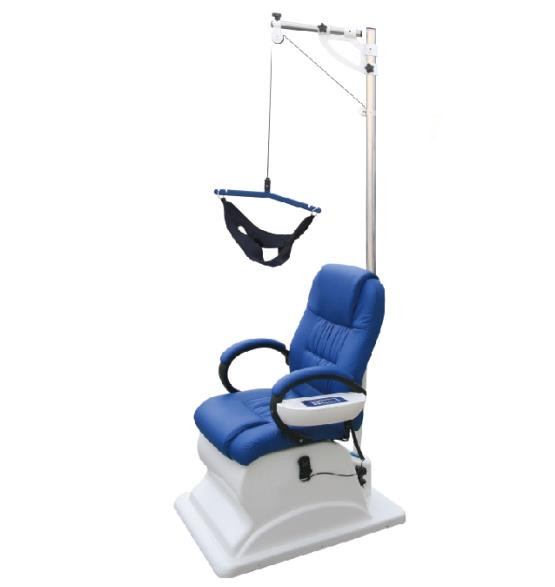 Hospital physical therapy neck traction chair