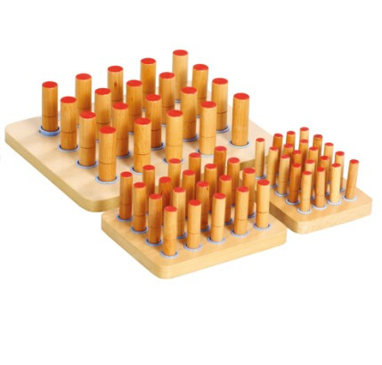 Occupational-therapy-equipment-peg-board Medical finger physiotherapy insert exercise board