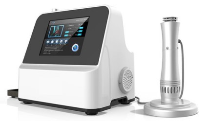 Electromagnetic shock wave therapy device